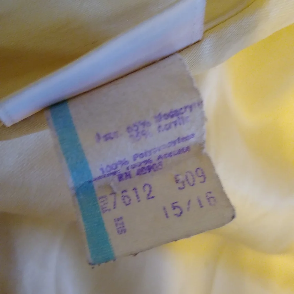 Lintage Off-White Faux Fur Coat - sz 15/16 - NOT Included in Bundling Sale - Picture 11 of 14